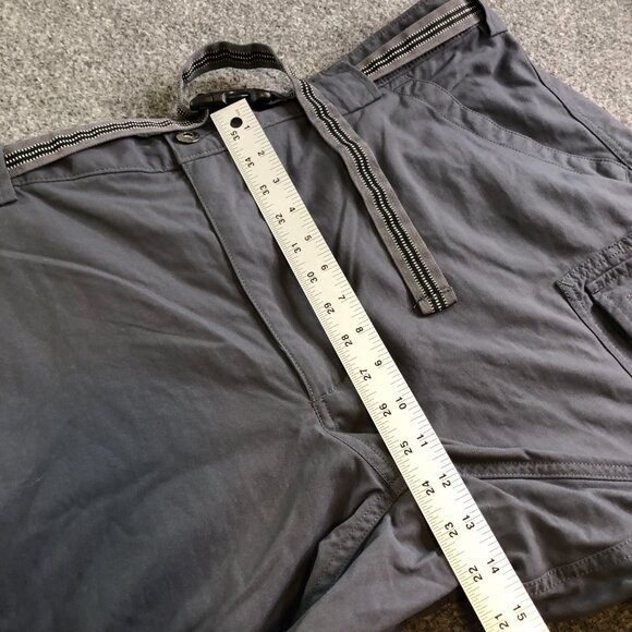 Duluth Trading Co Shorts Mens XXL 2XL Blue Cargo Dry On The Fly Stretch - Picture 7 of 11